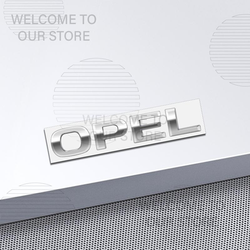 Car Decor Metal For Corsa Opel OPC Zafira Mokka Insignia Calibra Letter Emblem 3D Sticker Accessories Tail Rear Trunk Decals