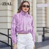ZIAI Women Spring New Multicolor Short Cotton-padded Clothes Corduroy Fabric Cotton-padded Fashion Female Coat Slim ZM-30012