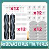Совместимость для ( ECOVACS  X1 PLUS / T10 /T10 PLUS ) Запчасти Основная боковая щетка HEPA-фильтр Тряпка для швабры Салфетка Мешок для пыли Аксессуары