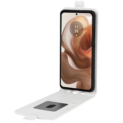 Чехол для Motorola Edge 50 Ultra 5G/Moto X50 Ultra 5G с вертикальной откидной крышкой, слотами для карт, кожаный чехол для телефона