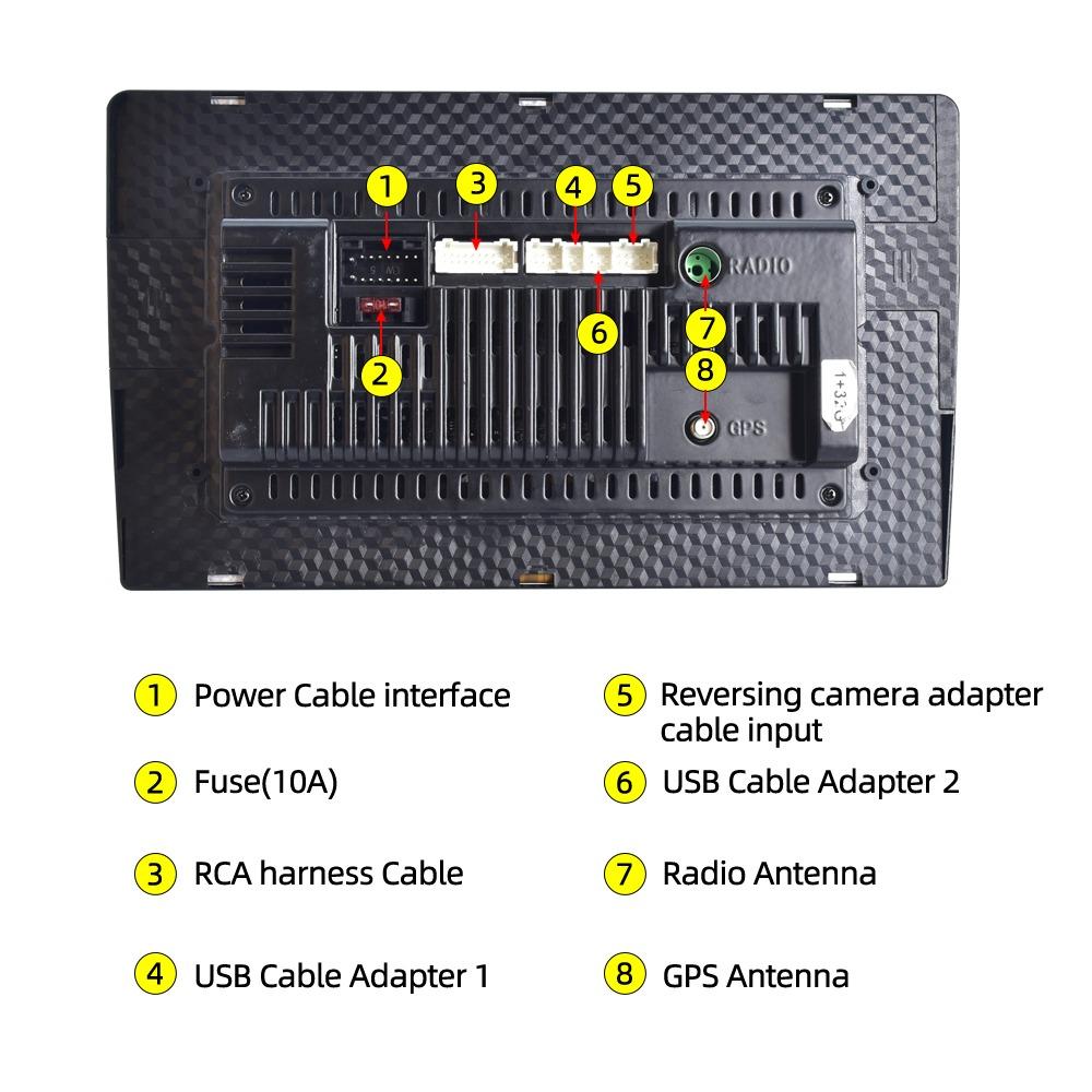 9 Inch Android Car Radio for Toyota Prius 3 09-13 LHD Carplay Multimedia Vedio Player GPS Navi MP5 BT DSP EQ 4/5G Wifi