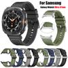 Сменные ремешки для Samsung Galaxy Watch7 Ultra 47 мм, ремешок для умных часов, нейлоновый + силиконовый браслет, спортивный браслет