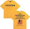 Is Worth Fighting for Freedom Charlie Kirk T-shirts Men Women Fashion Aesthetic Short Sleeve T Shirt Summer Tops Comfort T-shirt