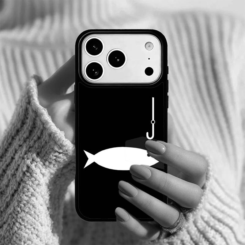 Fish Fishing Carp print Phone Case For iPhone 17 16 Pro Max 15 14 Pro 11 12 13 XR XS 6 7 8 Plus Shockproof Silicone Cover