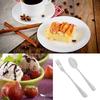 12pcs Stainless Steel Tea Dinner Server Spoon and Cake Fruit Forks Kitchen Accessory Wedding Party for Dessert, Salad, Appetizer, Cocktail(6 Forks +