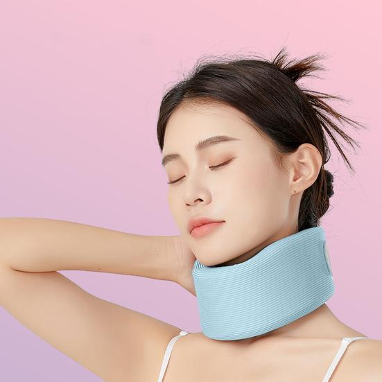 Шейный бандаж для шеи, боли в позвоночнике, облегчение давления, мягкая пена, дышащая, эргономичная, для поддержки шеи, для женщин и мужчин, универсальный шейный воротник, подарок на день рождения