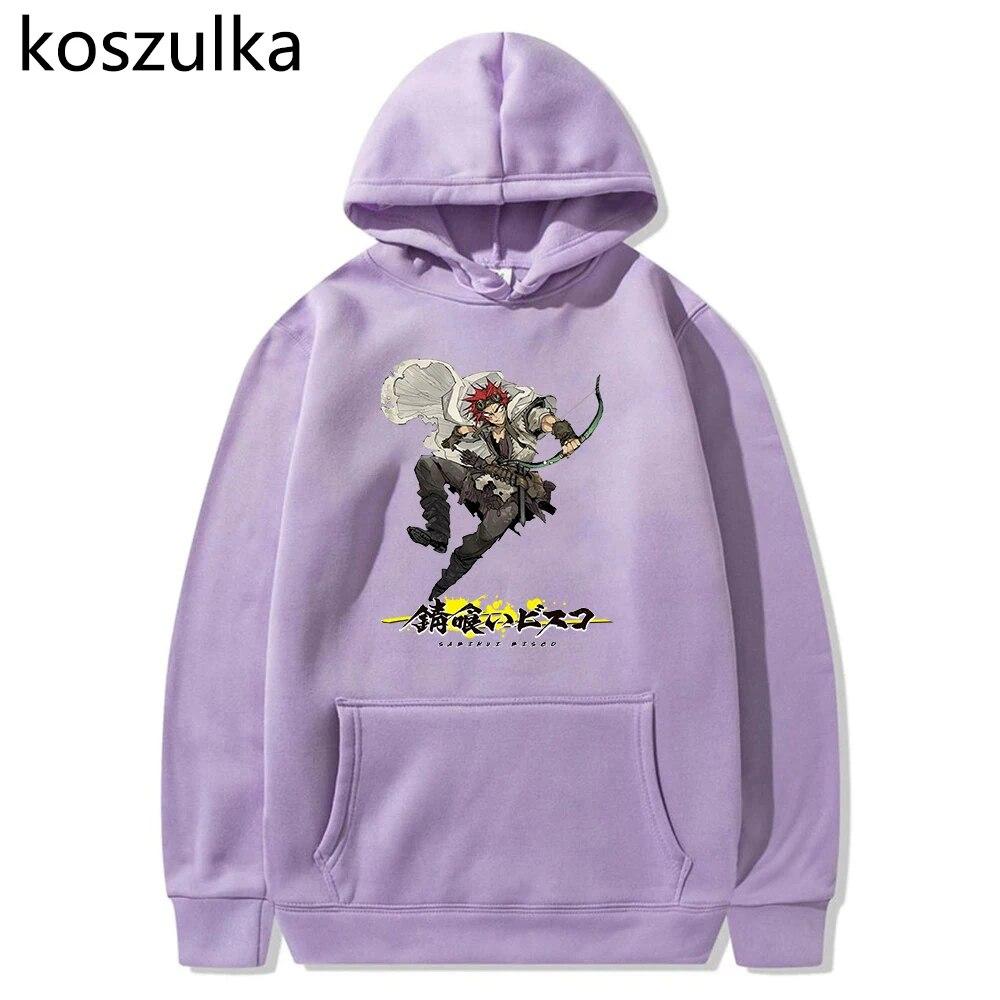 Горячая толстовка с капюшоном в стиле аниме Sabikui Bisco, унисекс, манга, Harajuku Bisco, толстовки с принтом, женские толстовки, винтажные пуловеры, женские зимние топы