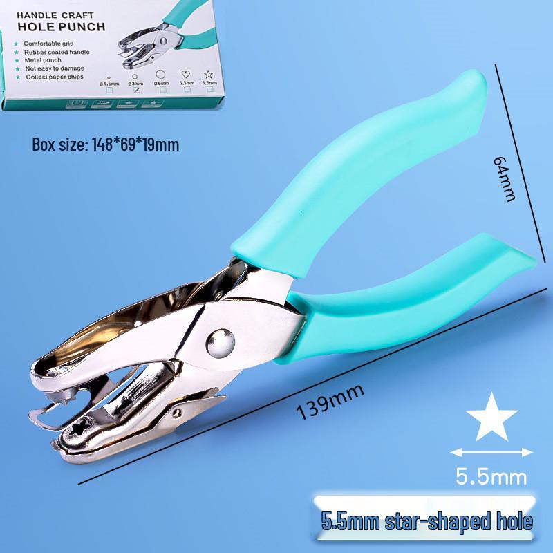 Металлический дырокол в форме сердца на одно отверстие для листов на кольцах – Идеально для студентов и рукоделия