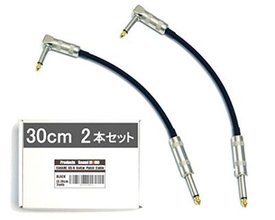Звуковой соединительный кабель MOMO Canare P2LSB LS 30 см [CANARE GS-6 Black] (Набор 2)