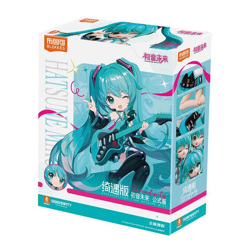 Оригинальная Hatsune Miku Q-версия 17-е Чудесное Издание Miku Singer Фигурка Действия Подвижные Суставы Сборная Игрушка Кукла Подарок