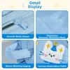 Quilted Design Pencil Pouch 3 Layer Compartment Stationery Organizer Pencil Case  For Girls