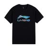Li Ning Футболки Унисекс Черные С Круглым Вырезом AHSW845-1