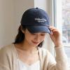 2026 spring and summer Korean peaked cap female high quality face small visor letter embroidered couple wide-brimmed baseball cap