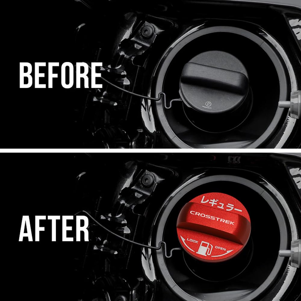 XIKER Subaru Crosstrek GU Series Dedicated Fuel Cap Cover Dress Up Aluminum Fuel Spout