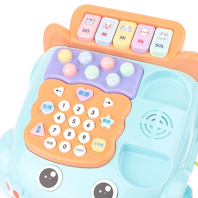 1 набор творческих забавных игрушек для моделирования стационарных телефонов, детских пазлов, музыкальных историй, игрушек для телефонов и машин, игрушек для детей раннего обучения, игрушек для телефонов и машин