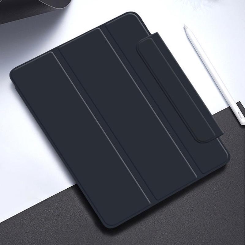 Защитный магнитный чехол для iPad Pro 2024 11" и 12.9" с застежкой и двусторонним зажимом