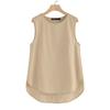 Womens Casual O-neck Sleeveless Tank Tops