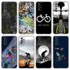 Bike Cycling Art Phone Case For Samsung A04 A21 A30 A50 A52 S A13 A14 A22 A23 A32 A53 A73 5G A11 A12 A31 A33 A51 A70 A71 A72