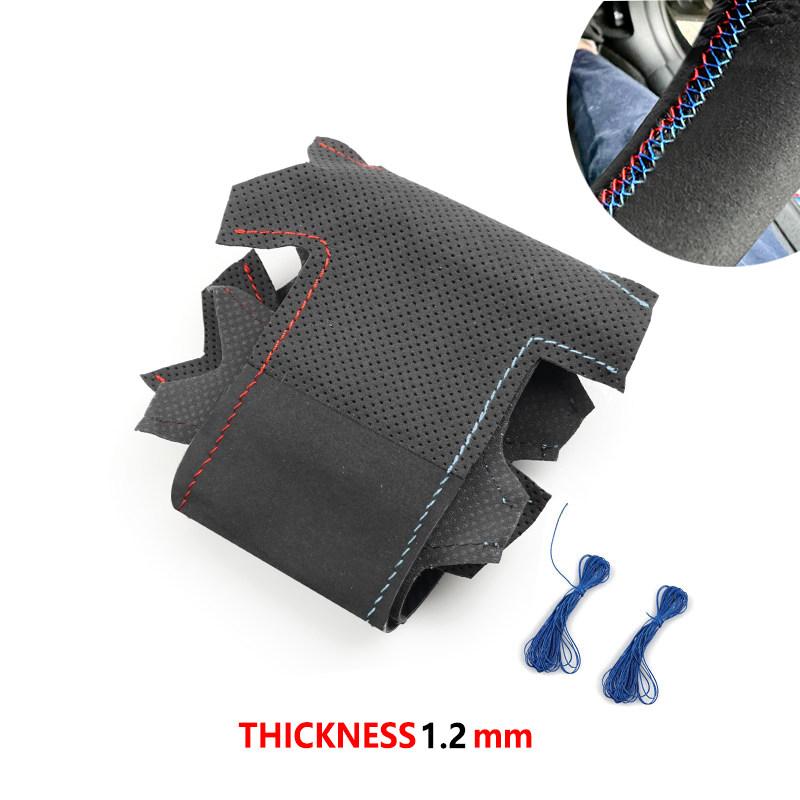 Автомобильный замшевый чехол на руль для BMW 3 5 серии E36 1995-2000 E46 1998-2004 E39 1995-2003 X3 E83 X5 E53