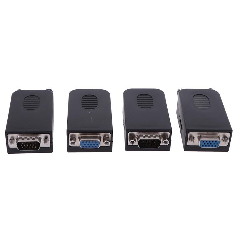 Разъем D-Sub Db15 Vga Male, 3 ряда, 15-контактный разъем для коммутационных клемм