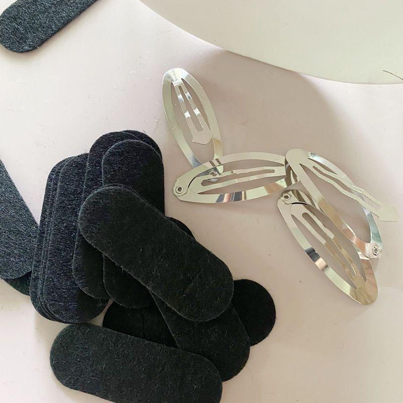 Сделай сам Зажимы для украшений из нетканого материала: 5-6 см Квадрат, Капля, Овал.