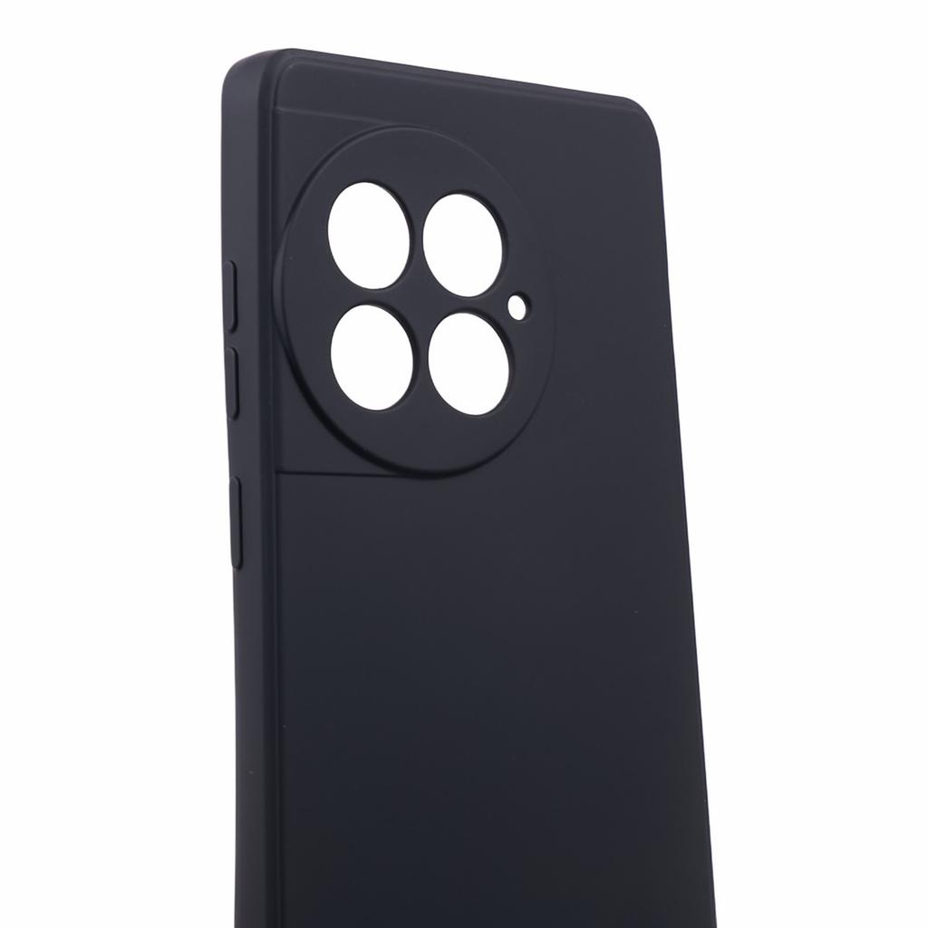 For OnePlus Ace 2 Pro 5G Rubberized TPU Back Case Fiber Lining Anti-scratch Phone Cover