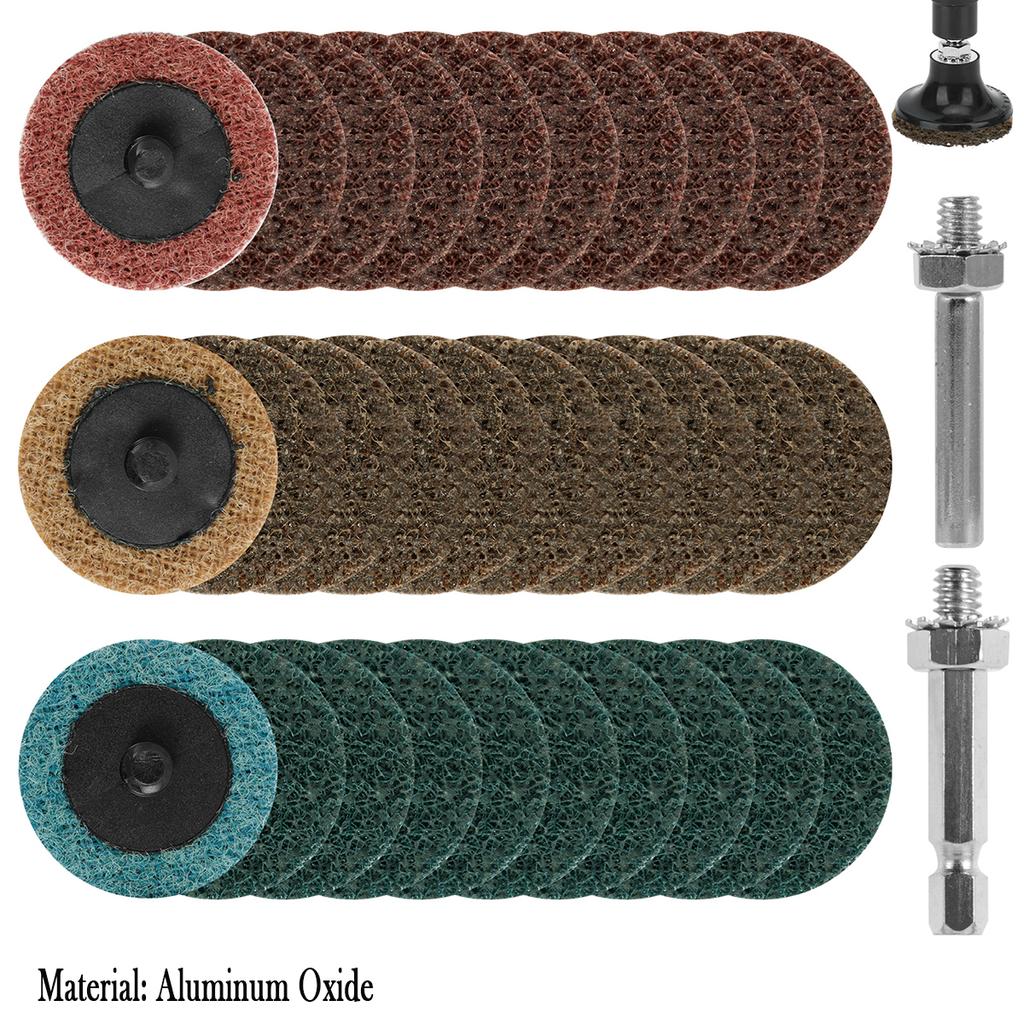 Абразивный диск Poly Strip Disc для шлифовальной машины Coral, абразивный диск для полировки, удаления ржавчины и краски, для угловой шлифовальной машины