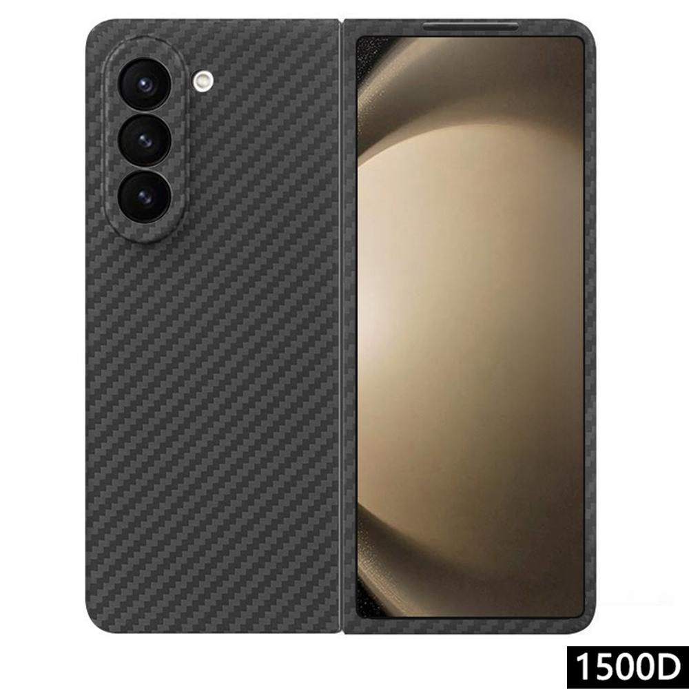 For Samsung Galaxy Z Fold6 5G Case 1500D Coarse Texture Aramid Fiber Phone Cover Precision Cut-Out