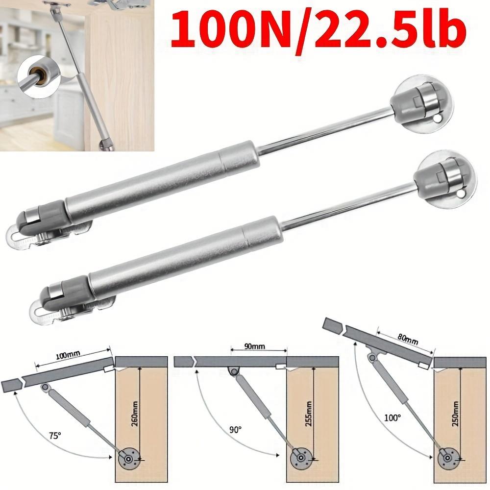 2 шт. 100Н 10 кг Петли для шкафа Мебельная дверь Подъем Пневматическая поддержка Гидравлическая газовая пружина Инструменты для поддержки подъема двери кухонного шкафа