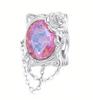 Charms Do Pandora Zawieszka Charms Różowy Kryształ Róża Srebro 925 Charmsy Trusky