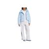 Adidas Originals Regendown Puffer Velvet Stand Collar Solid Color Short Jacket Down Coat Women Jacket Pink Blue JH3600