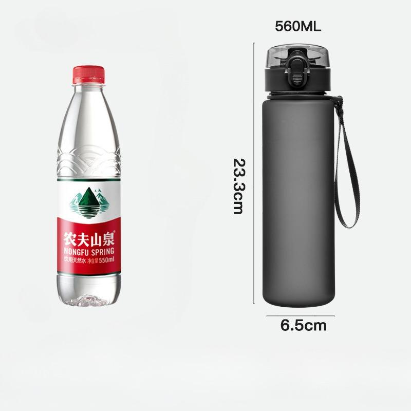 Матовая чашка для воды без BPA, 400 мл, 560 мл, пластиковая чашка для фитнеса, спорта на открытом воздухе, бутылка для воды, высокое качество, детская повседневная чашка для воды, бутылка для воды Водолея