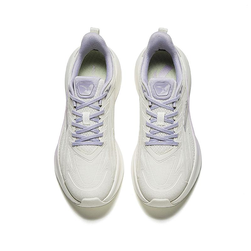 Anta Duci 5 Comfortable Versatile Non-Slip Wear-Resistant Low-Top Casual Running Shoes Women Sneaker White Purple 922415552-6