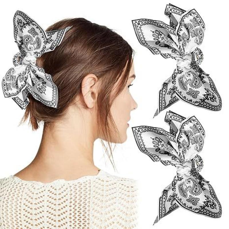 Заколка-бант из цветка кешью во французском стиле, милая заколка-крокодильчик, заколка для хвостика в курортном стиле, модный головной убор