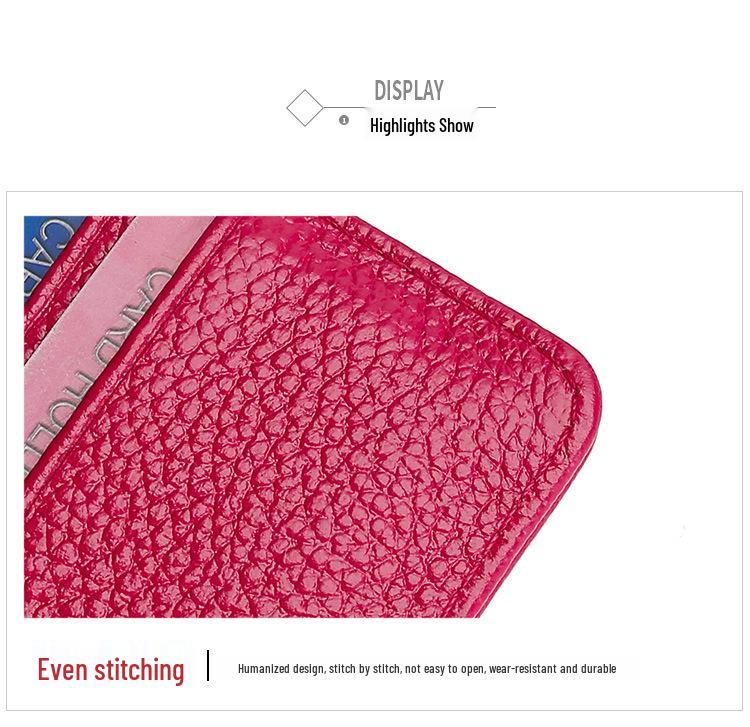 Тонкий держатель для карт из натуральной кожи: Множество слотов для карт, компактный кошелек для монет, кожаный кардхолдер и держатель для водительского удостоверения.