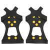 2PCS 10 Teeth Crampons Outdoor Snow Climbing Crampons Anti Slip Shoe Spikes Ice Crampons for