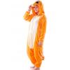 Kigurumi Animal Cosplay Hooded Jumpsuit Pajamas Men Women Long Sleeve Winter Warm Rompe Sleepwear Panda Lion,leopard,elephant,zebra,tiger Cosplay