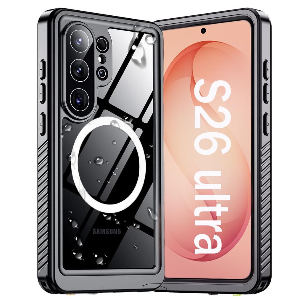 360-градусный защитный чехол для всего корпуса, подходит для Samsung S26 Ultra S26 Plus S25FE, IP68, водонепроницаемый, пылезащитный, ударопрочный, защитная крышка