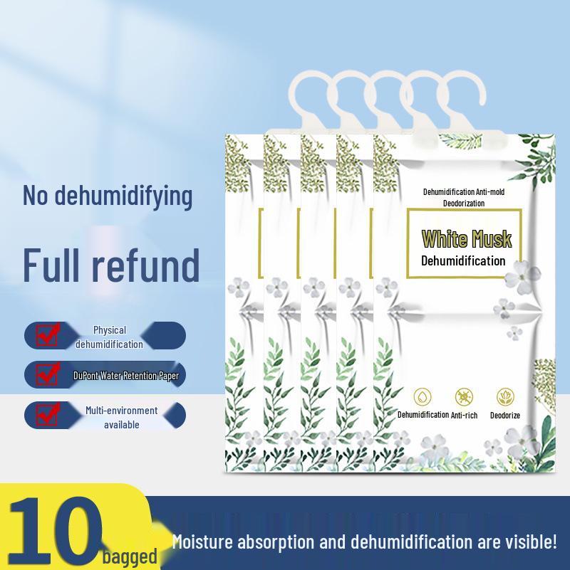 Hangable Moisture-Absorbing Dehumidifier Bag: Anti-Mold, Dampness & Water Absorption for Dormitories & Wardrobes