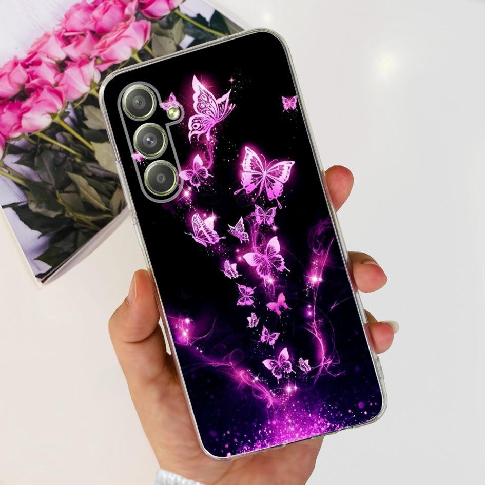 Чехол для Samsung Galaxy A54 A546B SM-A546B Милый Астронавт Прозрачный Силиконовый Мягкий Чехол для Телефона Для Samsung A54 5G A 54 GalaxyA54 Capa