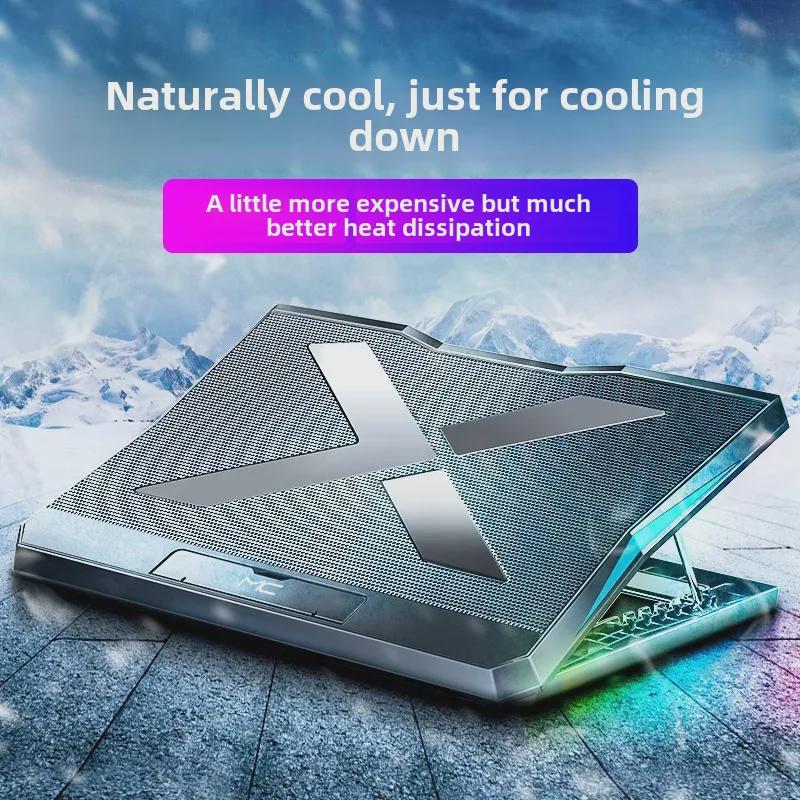 Gaming Laptop Cooling Stand: Foldable Radiator Bracket for Desktop Use