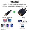Elecom Кабель-переходник USB C длиной 1 м в DVI 24pin, зеркалирование с iPhone, MacBook, iPad, черный, Type-C, 1920×1080 пикселей/60 Гц, несколько дисплеев [совместимо с Android,