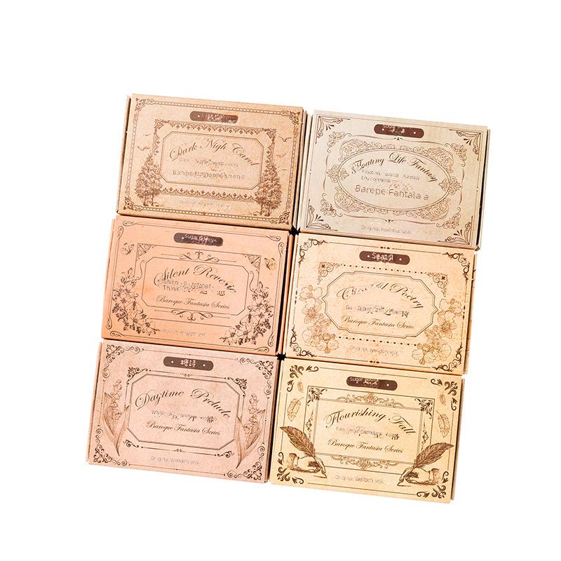 Набор печатей для поэмы «Сахарная фантазия в стиле барокко»: Принты для справочников с рамкой (3-4 шт., 6 стилей)