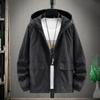 Men's Lightweight Large Size Hooded Jacket Comfortable Breathable Sun Protection Jacket Outdoor Thin Fishing Jacket