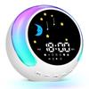 Детский будильник, праздничный подарок, Bluetooth-динамик, сенсорный ночник, RGB-светильник для пробуждения