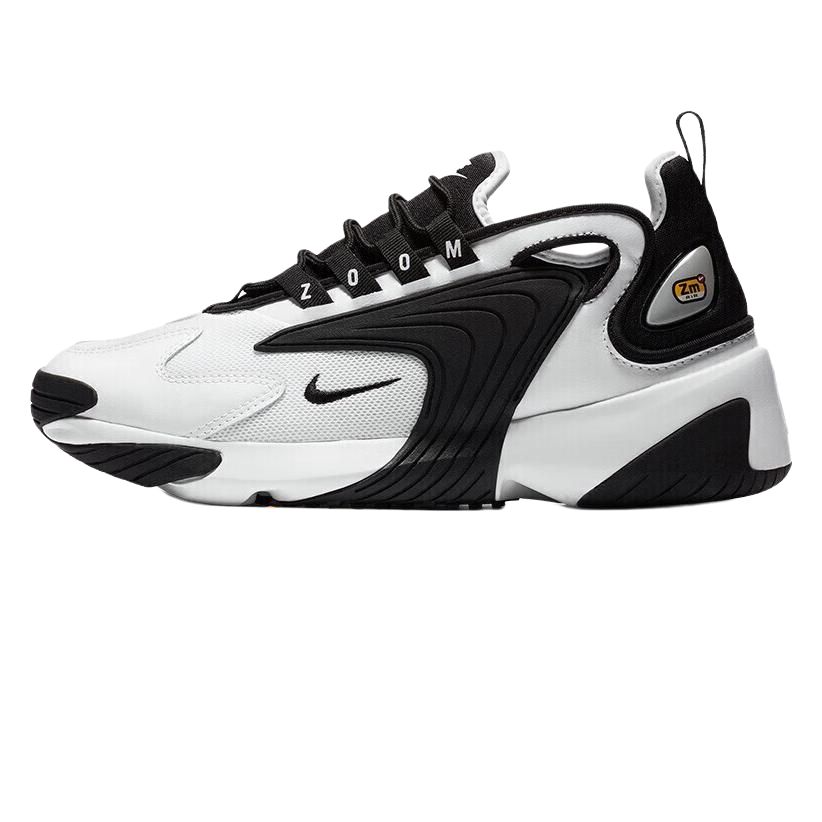 Nike Zoom 2K Удобные Универсальные Низкие Кроссовки для Повседневной Носки Женские кроссовки Белый Черный A00354-100