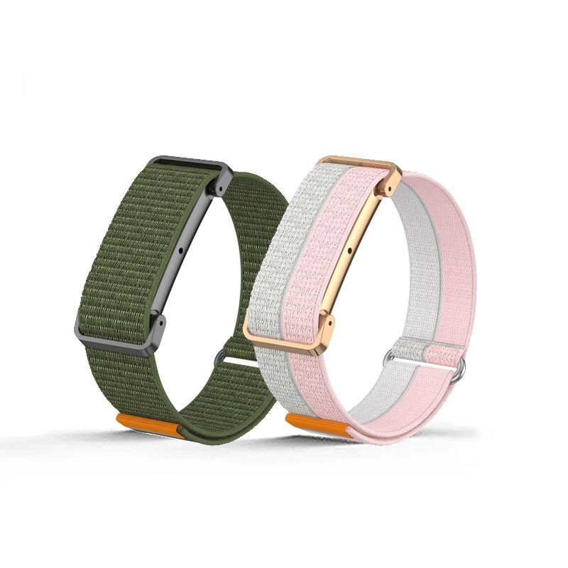 Нейлоновый ремешок Металлический защитный чехол Для Google Fitbit Air Ультратонкий Легкий как перышко Дышащий Быстросъемный Запасной ремешок на запястье
