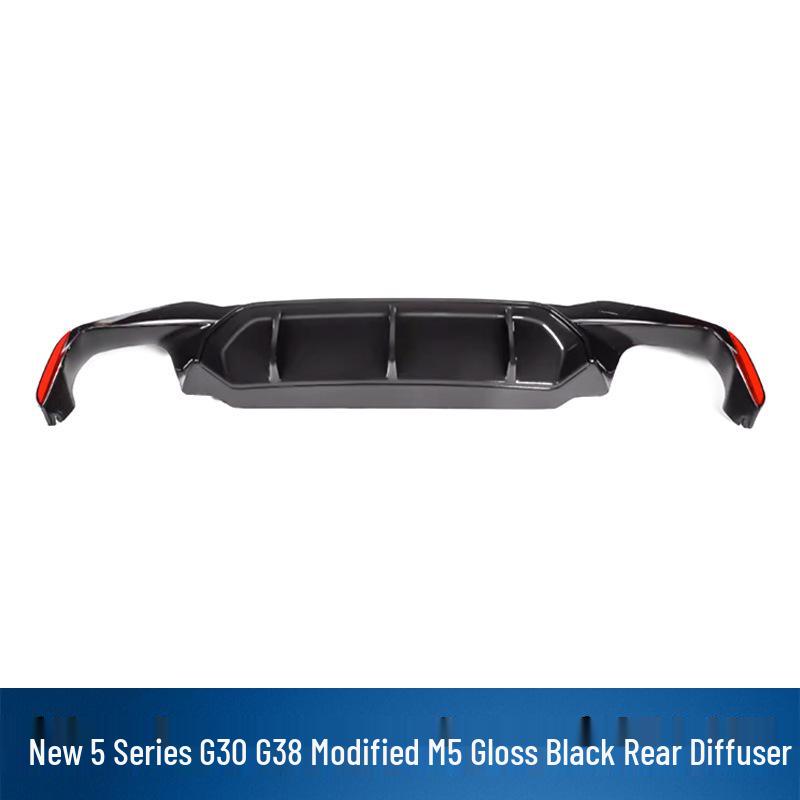 Черный титановый четырехствольный выхлопной наконечник из нержавеющей стали для BMW 5 серии G30/G38