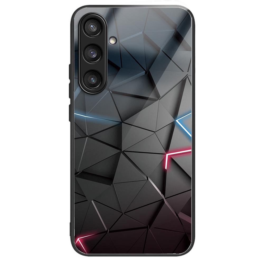 Для Samsung Galaxy S24 закаленное стекло + чехол TPU с рисунком и принтом чехол для телефона