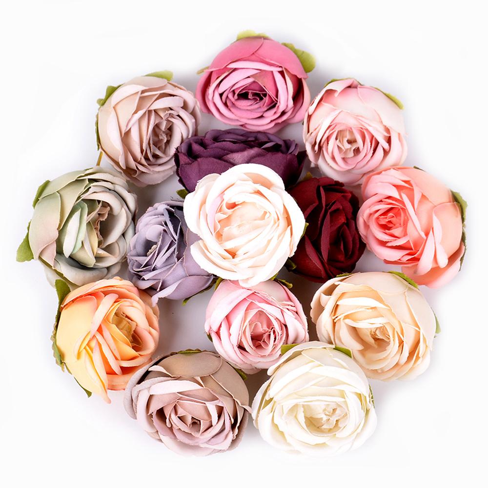 5/10Pcs Artificial Rose Head Flower Valentine's Day Party Birthdays Home Room Decoration New Year's Decor Wedding Gifts Supplies